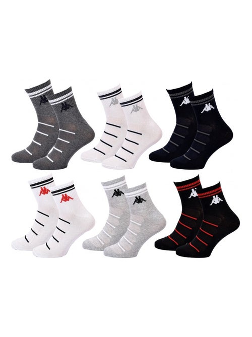 Calcetines Hombre KAPPA QUARTER - Pack de 6 - Kiabi