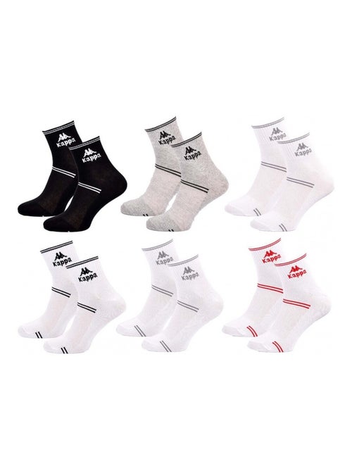 Calcetines Hombre KAPPA QUARTER Pack de 6 - Kiabi