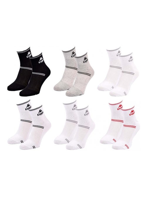 Calcetines Hombre KAPPA QUARTER Pack de 6 - Kiabi