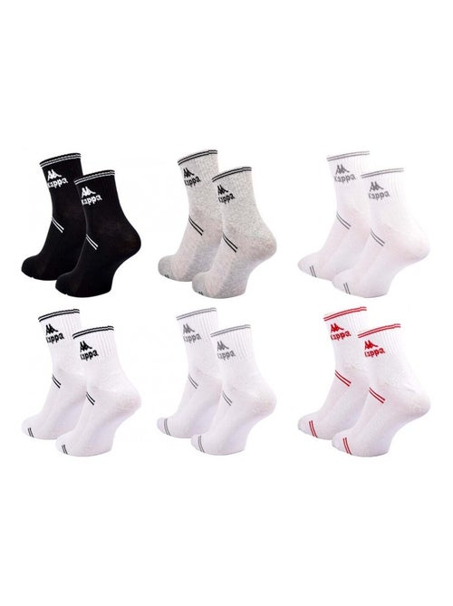 Calcetines Hombre KAPPA QUARTER Pack de 6 - Kiabi