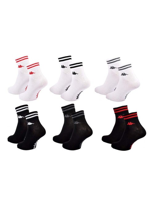 Calcetines Hombre KAPPA QUARTER Pack de 6 - Kiabi
