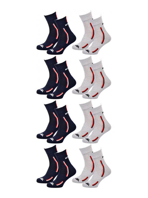 Calcetines Hombre KAPPA QUARTER SPORT - Pack de 8 - Kiabi