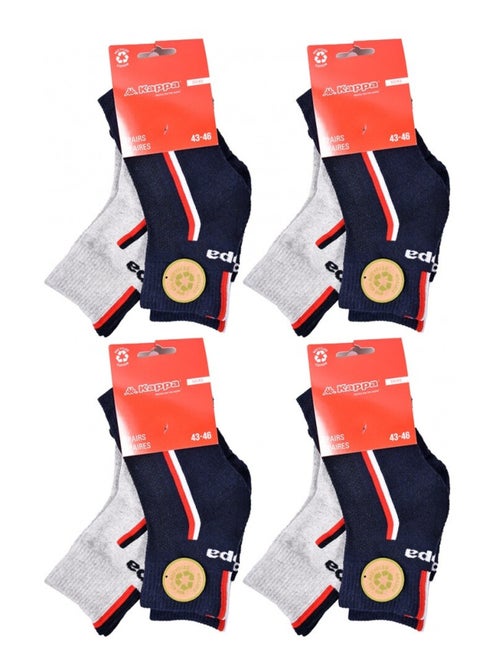 Calcetines Hombre KAPPA QUARTER SPORT - Pack de 8 - Kiabi