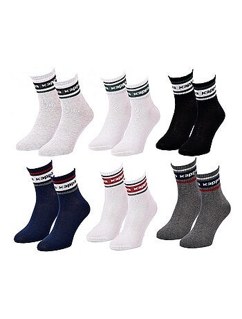 Calcetines Hombre QUARTER KAPPA - Pack de 6