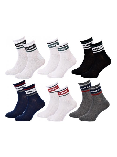 Calcetines Hombre KAPPA QUARTER SPORT - Pack de 8 - Kiabi