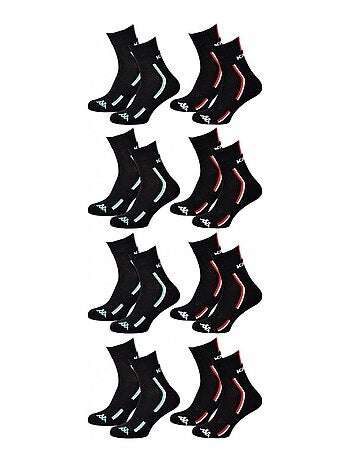 Calcetines Hombre KAPPA QUARTER SPORT - Pack de 8