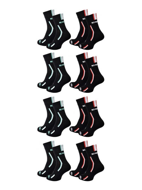 Calcetines Hombre KAPPA QUARTER SPORT - Pack de 8 - Kiabi