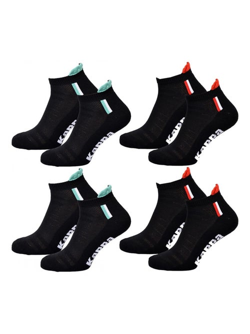 Calcetines Hombre KAPPA SNEAKER SPORT - Pack de 4 - Kiabi Calcetines Hombre KAPPA SNEAKER SPORT - Pack de 4 - Kiabi