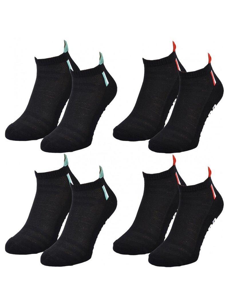 Calcetines Hombre KAPPA SNEAKER SPORT - Pack de 4 Negro - Kiabi