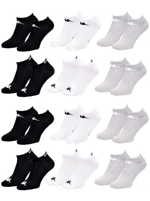 Calcetines Hombre KAPPA Socquettes Tiges Courtes - Pack de 12 - Kiabi