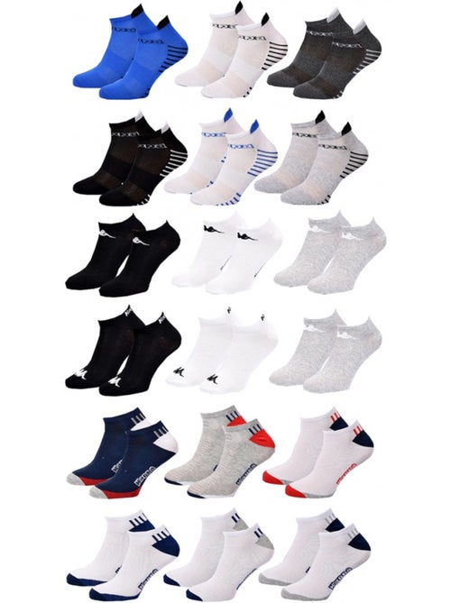Calcetines Hombre KAPPA Socquettes Tiges Courtes - Pack de 12 - Kiabi