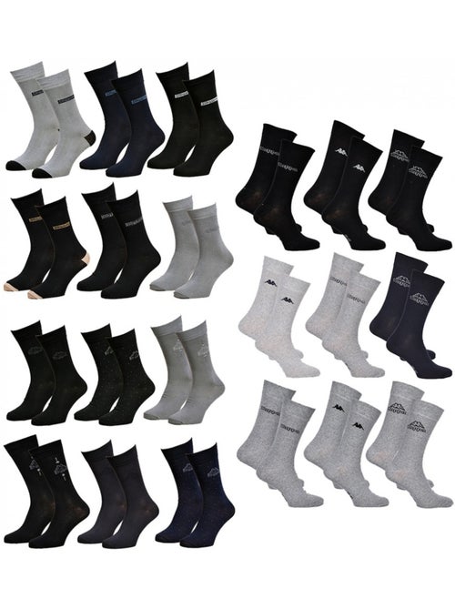 Calcetines hombre Kappa Sport, Urbano, Confort en Algodón - Pack de 12 - Kiabi Calcetines hombre Kappa Sport, Urbano, Confort en Algodón - Pack de 12 - Kiabi