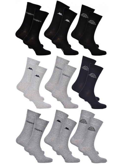 Calcetines hombre Kappa Sport, Urbano, Confort en Algodón - Pack de 9 - Kiabi Calcetines hombre Kappa Sport, Urbano, Confort en Algodón - Pack de 9 - Kiabi
