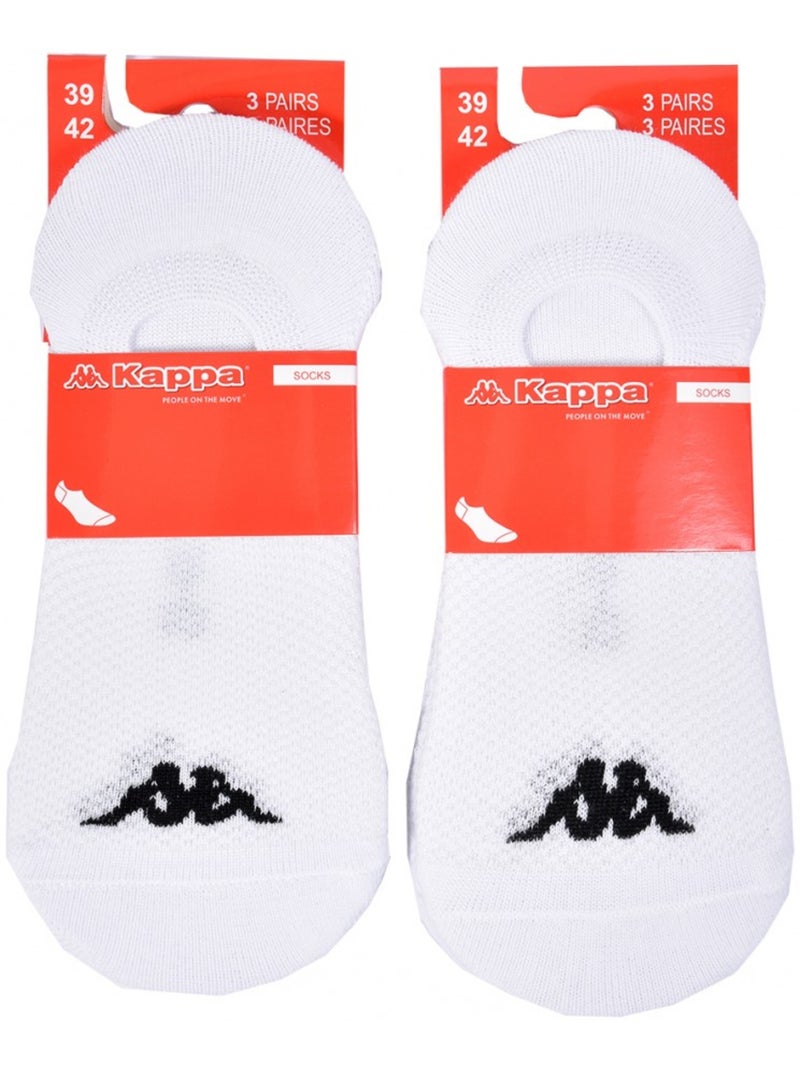 Calcetines hombre KAPPA tobilleros tallo corto - Pack de 6 Multicolor - Kiabi