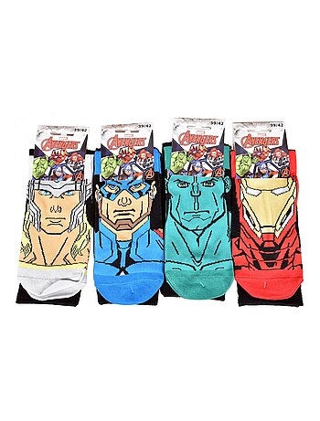 Calcetines hombre licencia PACK DE 12 pares AVENGERS