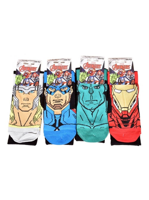 Calcetines hombre licencia PACK DE 12 pares AVENGERS - Kiabi