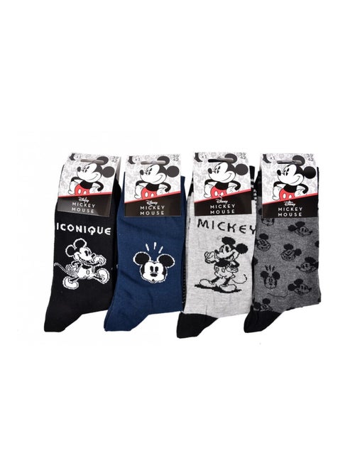 Calcetines hombre licencia PACK DE 12 pares Mickey - Kiabi