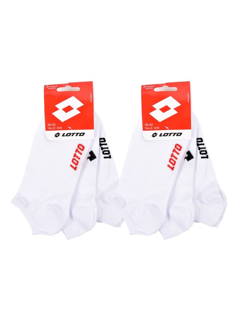 Calcetines Hombre LOTTO - Pack de 6 Blanco - Kiabi