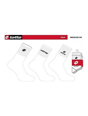 Calcetines Hombre LOTTO - Pack de 6