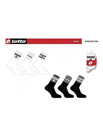 Calcetines Hombre LOTTO - Pack de 6