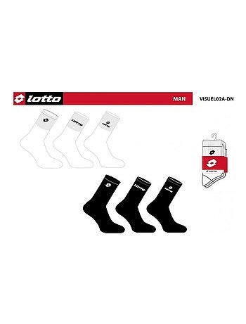 Calcetines Hombre LOTTO - Pack de 6