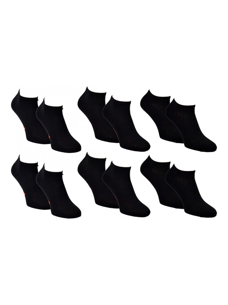 Calcetines Hombre LOTTO - Pack de 6 Negro - Kiabi