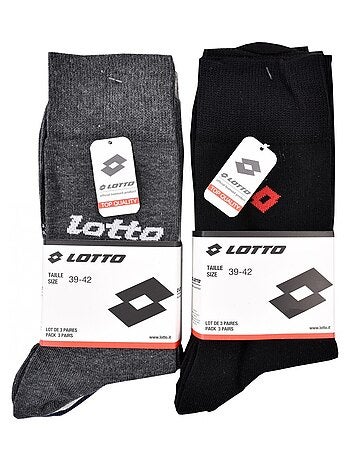 Calcetines Hombre LOTTO - Pack de 6