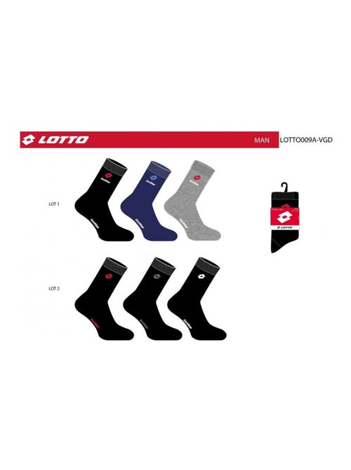 Calcetines Hombre LOTTO - Pack de 6 - Kiabi