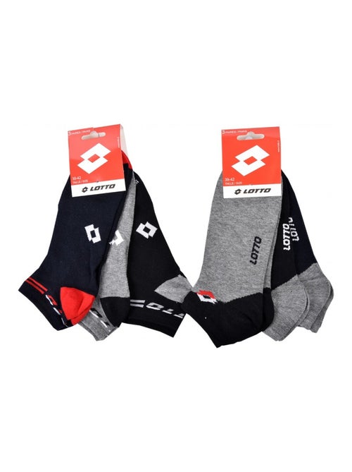 Calcetines Hombre LOTTO - Pack de 6 - Kiabi Calcetines Hombre LOTTO - Pack de 6 - Kiabi