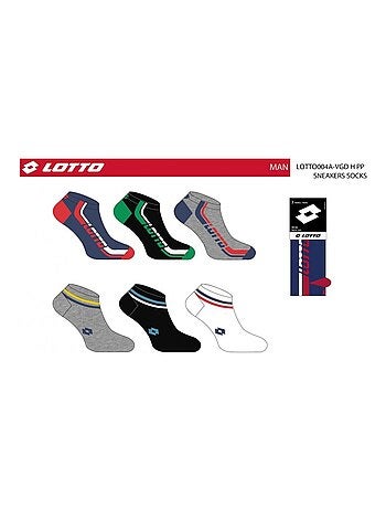 Calcetines Hombre LOTTO - Pack de 6