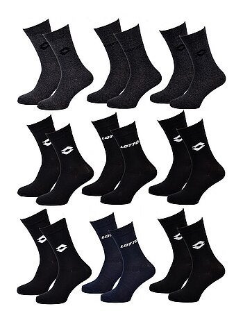 Calcetines Hombre LOTTO - Pack de 9