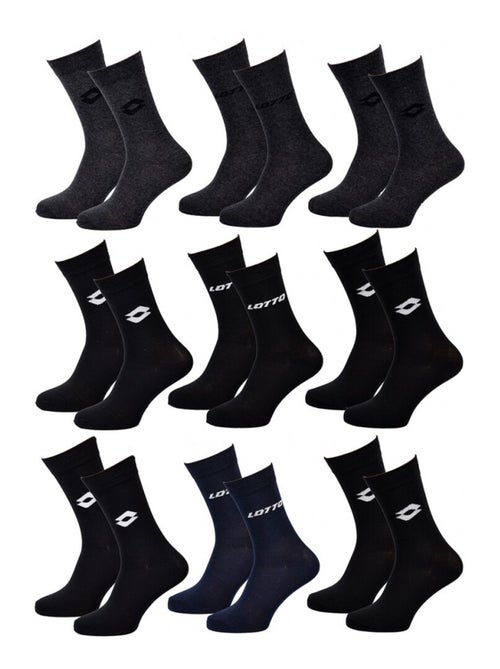 Calcetines Hombre LOTTO - Pack de 9 - Kiabi
