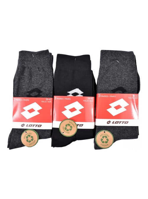 Calcetines Hombre LOTTO - Pack de 9 - Kiabi