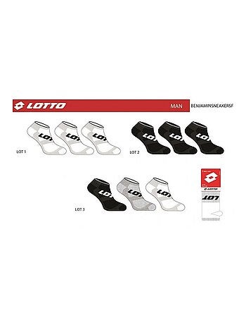 Calcetines Hombre LOTTO - Pack de 9