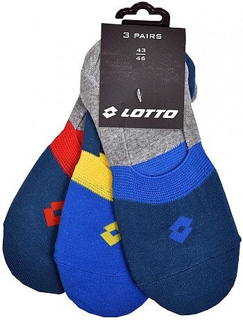 Calcetines Hombre LOTTO SNEAKER - Pack de 6