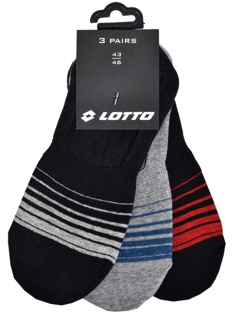 Calcetines Hombre LOTTO SNEAKER - Pack de 6 Dorado/Oro - Kiabi
