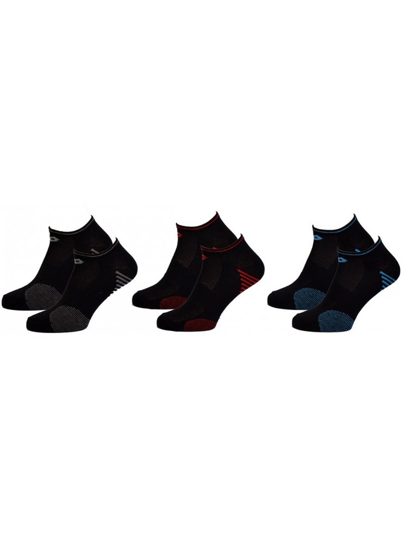 Calcetines Hombre LOTTO SNEAKER - Pack de 6 Multicolor - Kiabi