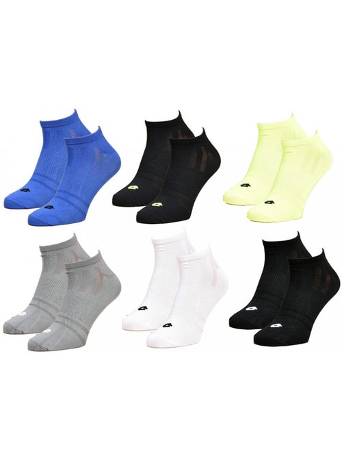 Calcetines Hombre LOTTO SNEAKER - Pack de 6 - Kiabi Calcetines Hombre LOTTO SNEAKER - Pack de 6 - Kiabi