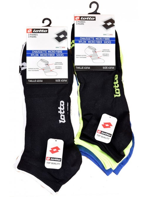 Calcetines Hombre LOTTO SNEAKER - Pack de 6 - Kiabi Calcetines Hombre LOTTO SNEAKER - Pack de 6 - Kiabi