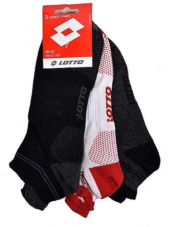 Calcetines hombre LOTTO SNEAKER - Pack de 6