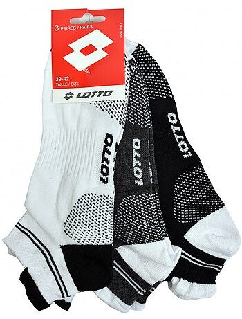 Calcetines hombre LOTTO SNEAKER - Pack de 6
