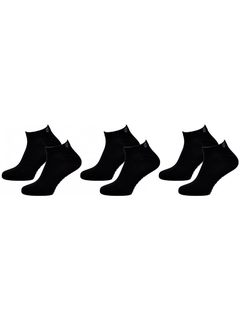 Calcetines Hombre LOTTO SNEAKER - Pack de 6 Negro - Kiabi