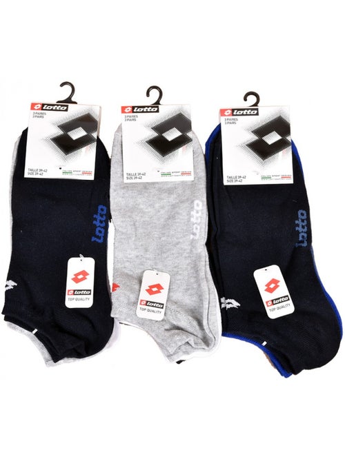 Calcetines hombre LOTTO SNEAKER - Pack de 9 - Kiabi