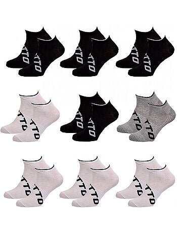 Calcetines hombre LOTTO SNEAKER - Pack de 9