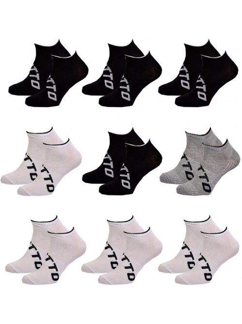 Calcetines hombre LOTTO SNEAKER - Pack de 9 - Kiabi