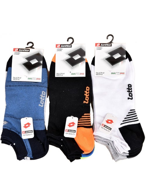 Calcetines hombre LOTTO SNEAKER - Pack de 9 - Kiabi