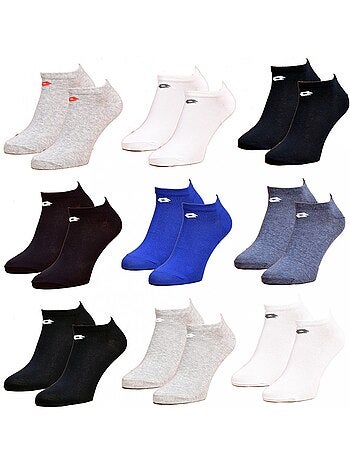 Calcetines hombre LOTTO SNEAKER - Pack de 9
