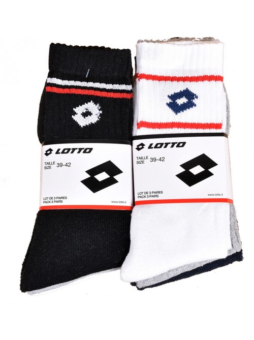 Calcetines Hombre LOTTO TENNIS - Pack de 6 - Kiabi