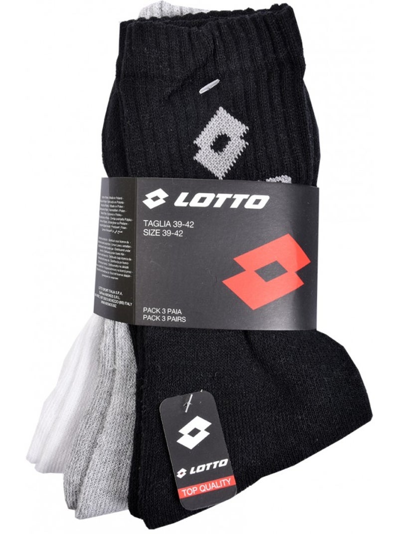 Calcetines Hombre LOTTO TENNIS - Pack de 6 Dorado/Oro - Kiabi