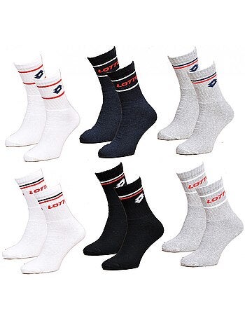 Calcetines Hombre LOTTO TENNIS - Pack de 6